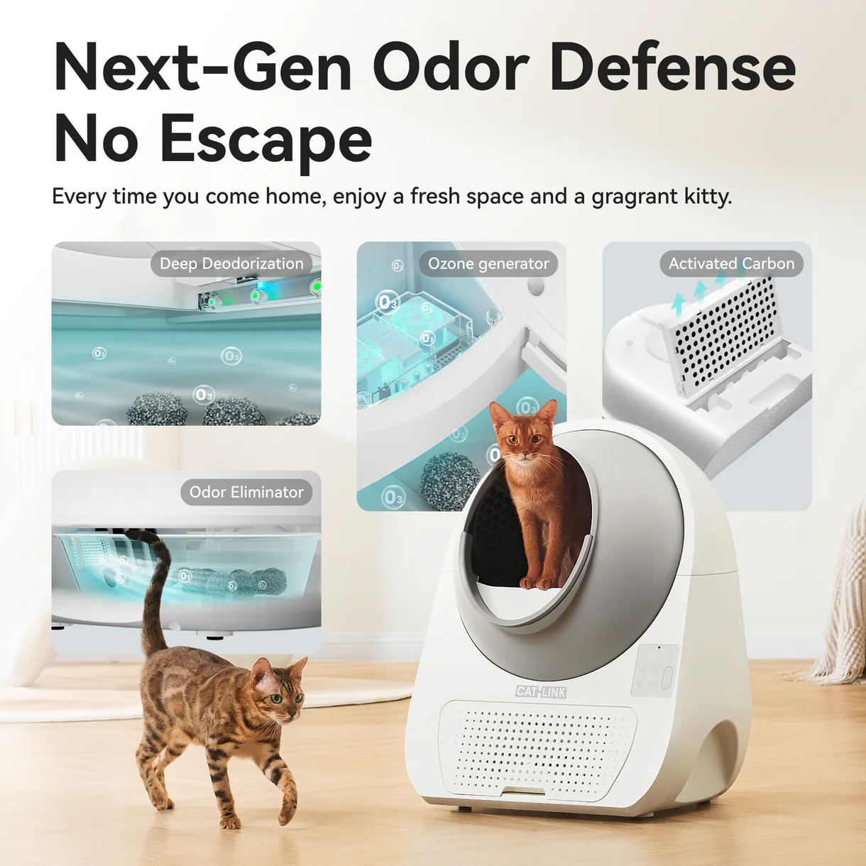 CATLINK AI 5GHz Camera Cat Litter Box - Scooper Pro Ultra