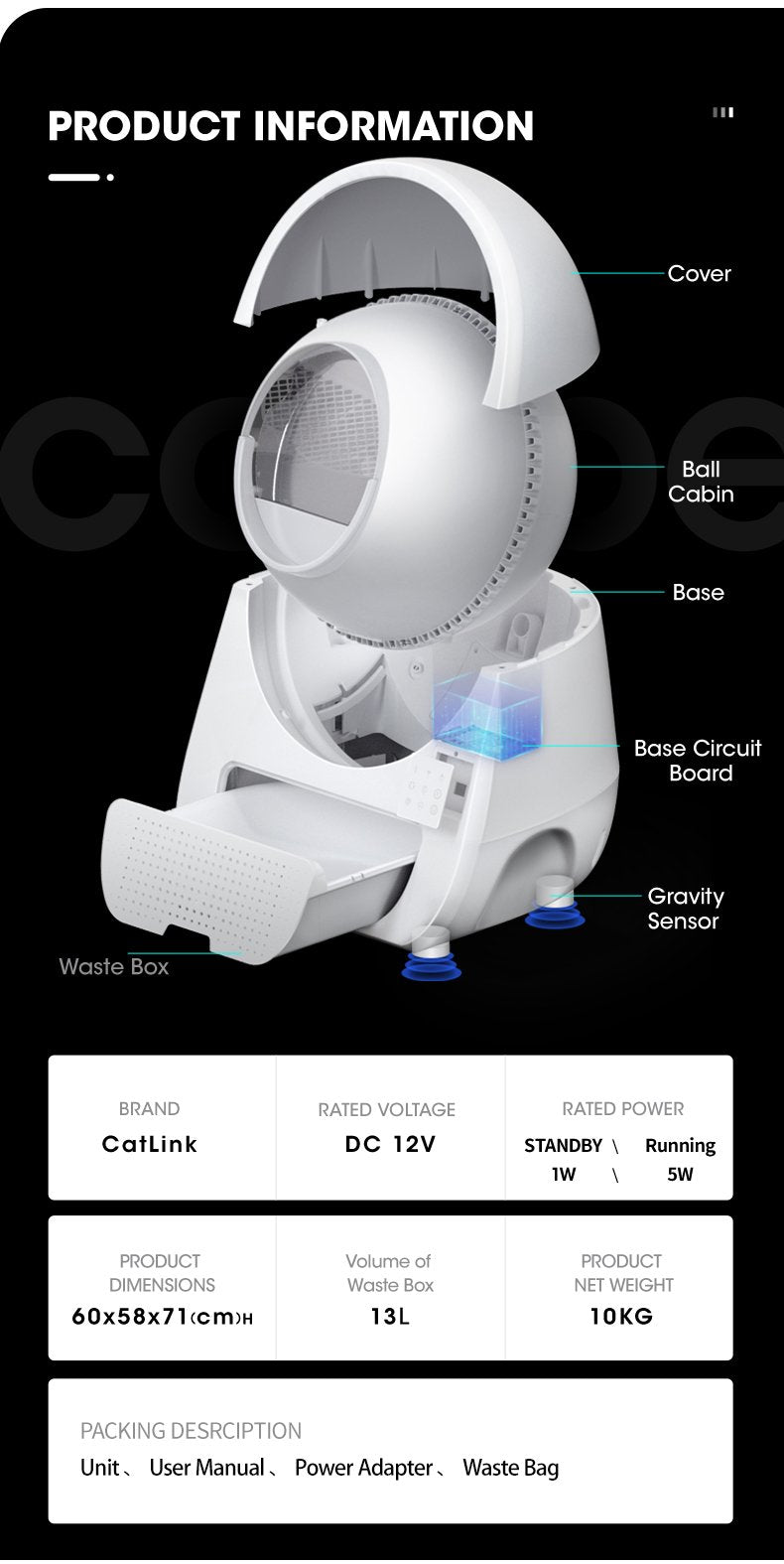 CATLINK AI Scooper Luxury Pro-X